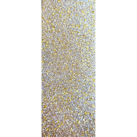 MELISSA Women's Mar Platform Sandals Gold Glitter 7 38 Slingback Jelly Sparkly - Picture 3 of 11